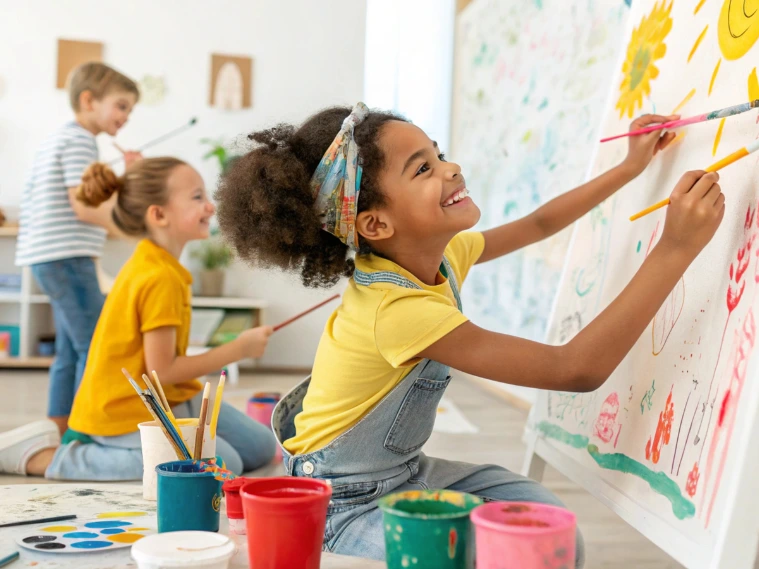 Engaging Art Classes for Kids Build Creativity Early