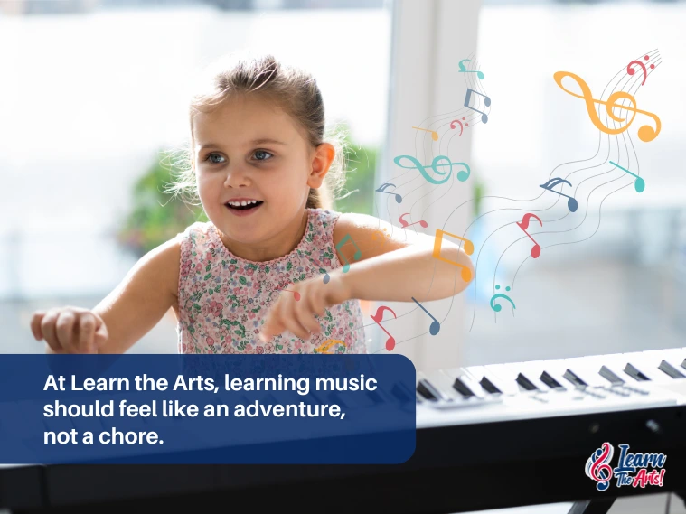 At Learn the Arts, learning music should feel like an adventure, not a chore.