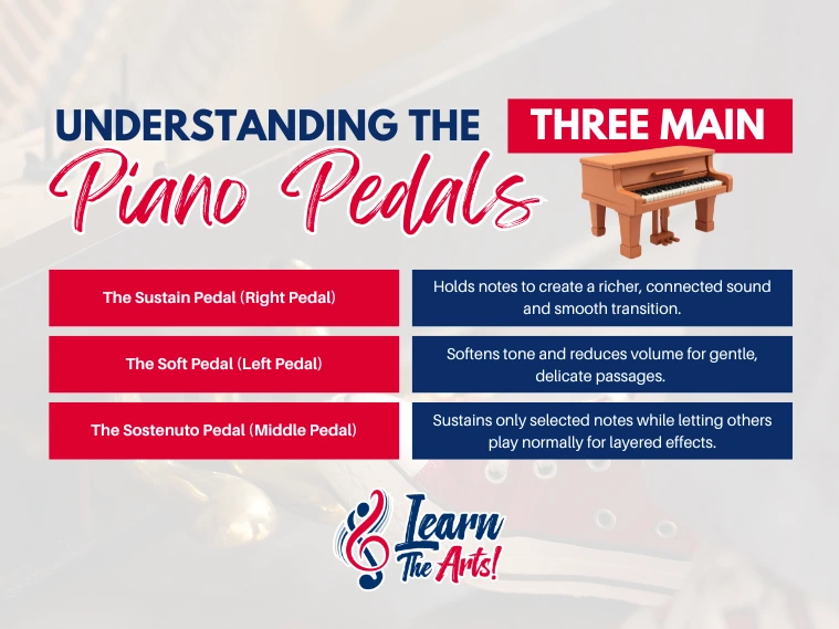 Understanding the Three Main Piano Pedals