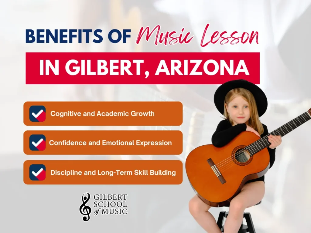 Benefits of Music Lesson in Gilbert, Arizona