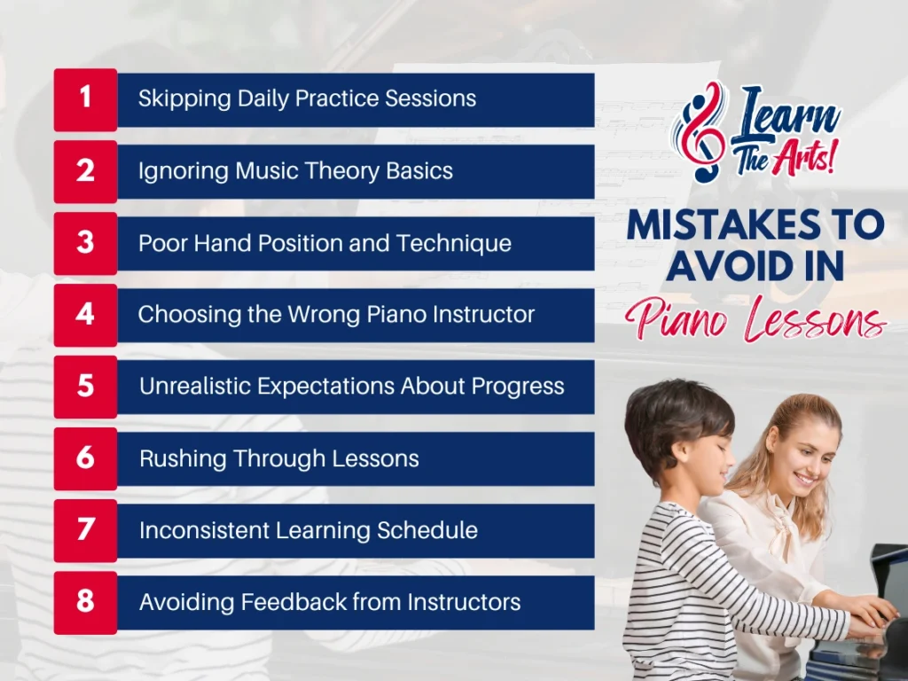 Mistakes to Avoid in Piano Lessons